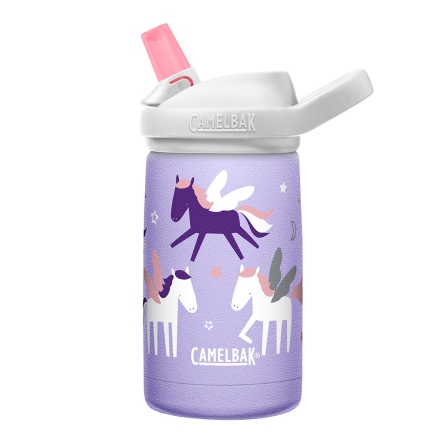 CamelBak 350ml eddy+兒童吸管不鏽鋼保溫瓶(保冰) 飛天獨角獸