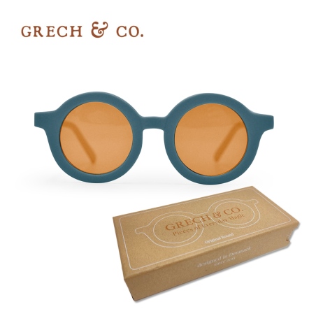Grech&Co. 兒童偏光太陽眼鏡 經典款二代-夜灰藍 (18M-6Y)