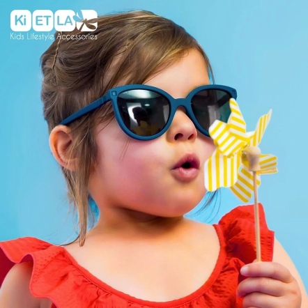 KiETLA Buzz巴特萊幼童偏光太陽眼鏡(4-6歲)-牛仔藍波