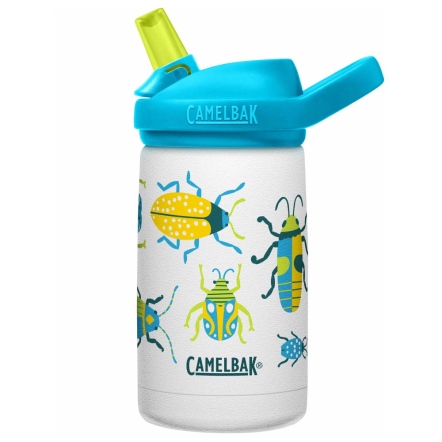 CamelBak 350ml eddy+兒童吸管不鏽鋼保溫瓶(保冰) 昆蟲世界
