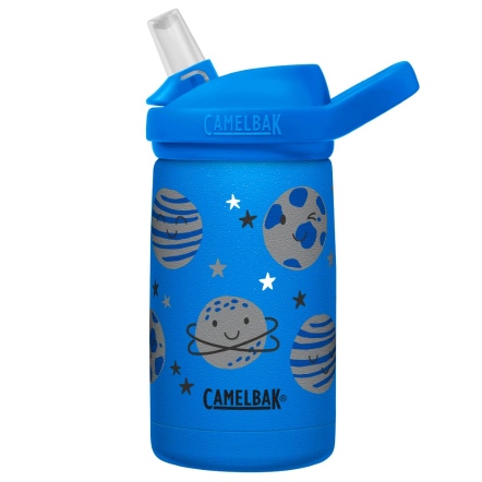 CamelBak 350ml eddy+兒童吸管不鏽鋼保溫瓶(保冰) 微笑星球