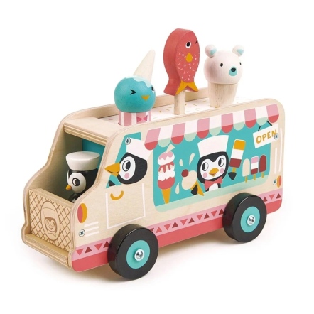 Tender Leaf Toys 企鵝老闆的冰淇淋車