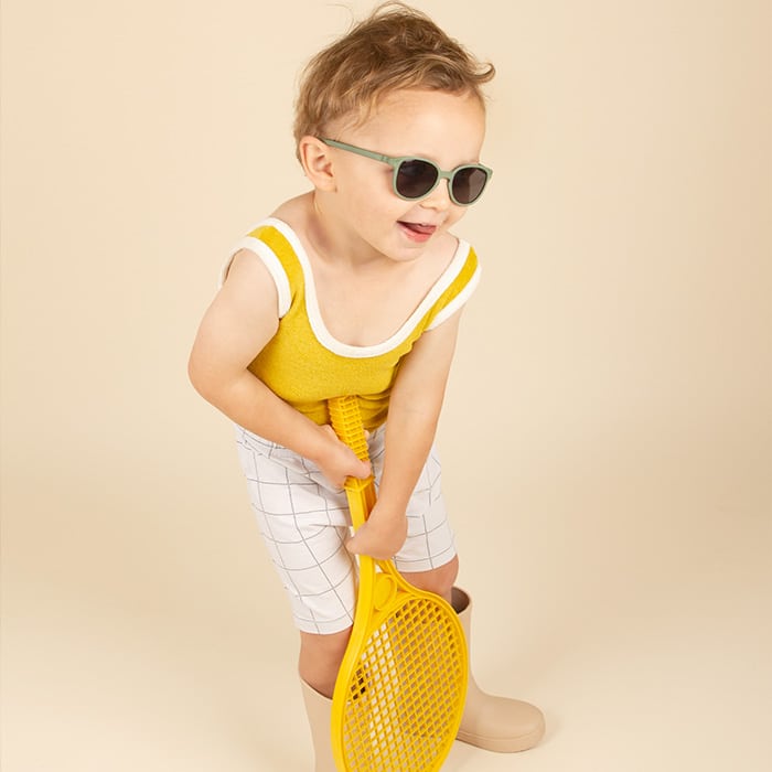 KiETLA WAZZ瓦茲幼兒太陽眼鏡(2-4歲)-卡其綠