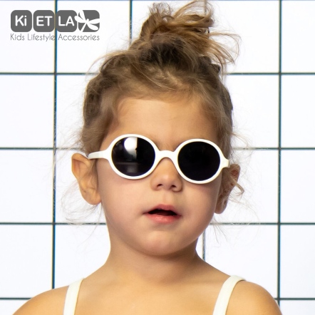 KiETLA ROZZ羅茲太陽眼鏡(2-4歲)-蜜瓜白