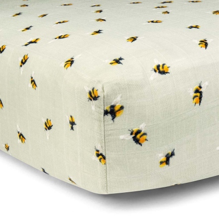 MILKBARN 竹纖維床包-蜜蜂